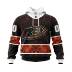 Anaheim Ducks, Specialized Native With Samoa Culture Graphic Hoodie