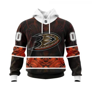 Anaheim Ducks, Specialized Native With Samoa Culture Graphic Hoodie