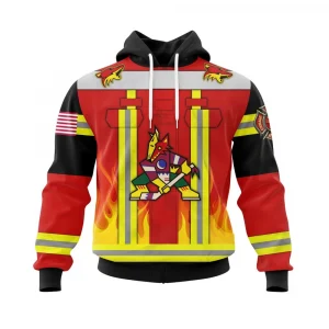 Arizona Coyotes Honnor Firefighter Uniform Graphic Hoodie