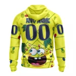 Columbus Blue Jackets, Specialized Jersey With Spongebob Graphic Hoodie