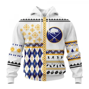NHL Buffalo Sabres, Specialized Unisex Christmas Is Coming Graphic Hoodie