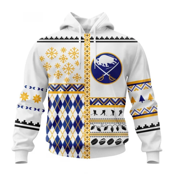 NHL Buffalo Sabres, Specialized Unisex Christmas Is Coming Graphic Hoodie