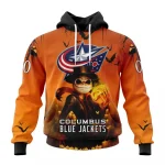 NHL Columbus Blue Jackets Special Halloween Concepts Graphic Hoodie