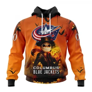 NHL Columbus Blue Jackets Special Halloween Concepts Graphic Hoodie