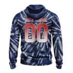 NHL Columbus Blue Jackets Special Retro Vintage Tie Dye Graphic Hoodie
