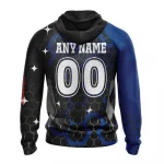 NHL Columbus Blue Jackets, Specialized Design With Motocross Syle Graphic Hoodie
