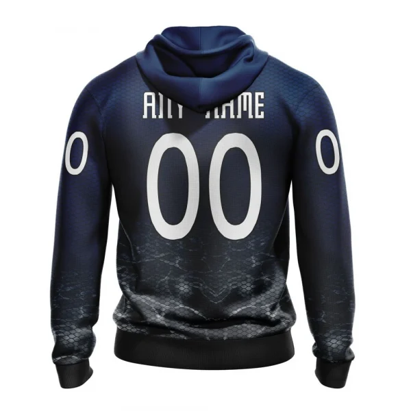NHL Columbus Blue Jackets, Specialized Fishing Style Graphic Hoodie