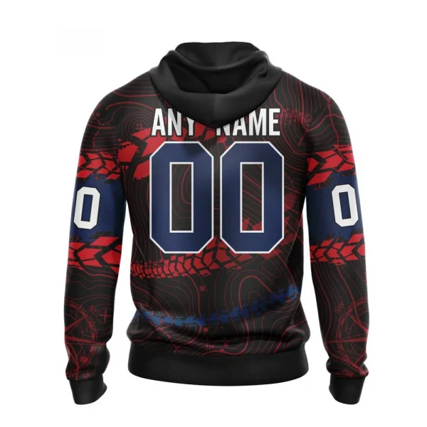 NHL Columbus Blue Jackets, Specialized Off Road Style Graphic Hoodie