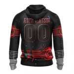 NHL Columbus Blue Jackets, Specialized Starwar Darth Vader Version Jersey Graphic Hoodie