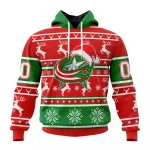 NHL Columbus Blue Jackets, Specialized Unisex Christmas Is Coming Graphic Hoodie