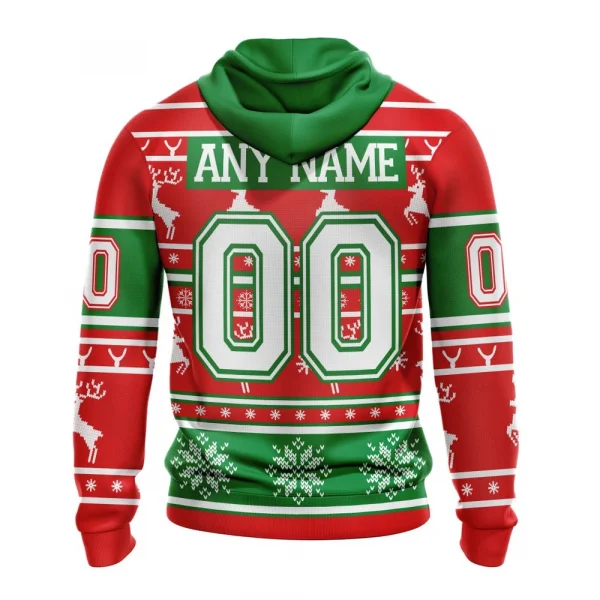 NHL Columbus Blue Jackets, Specialized Unisex Christmas Is Coming Graphic Hoodie