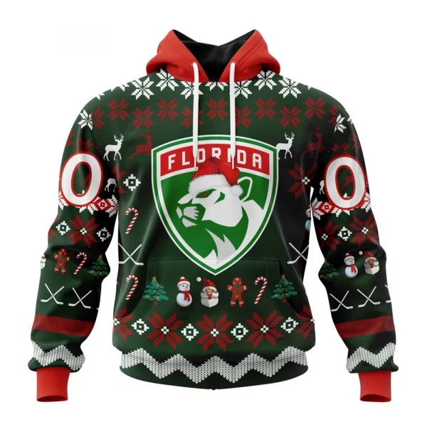 NHL Florida Panthers, Specialized Unisex Christmas Is Coming Graphic Hoodie