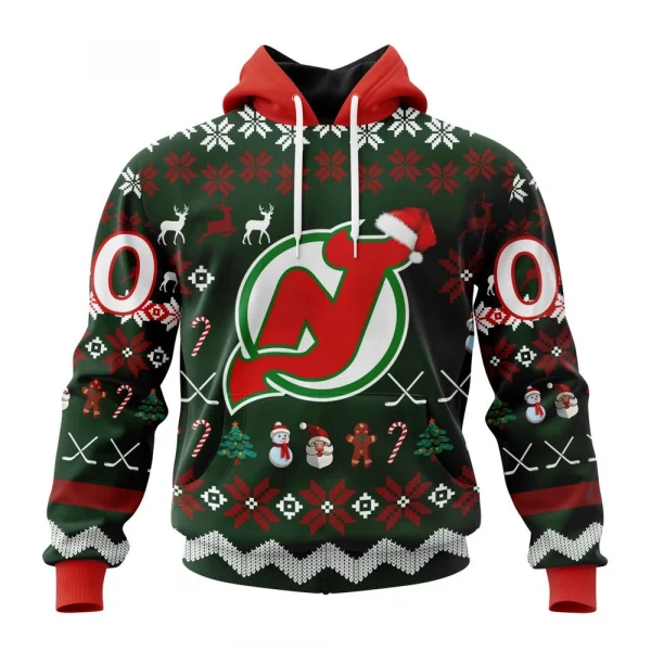 NHL New Jersey Devils, Specialized Unisex Christmas Is Coming Graphic Hoodie