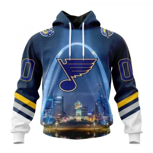 NHL St. Louis Blues Special Design With Gateway Arch Graphic Hoodie