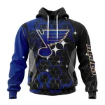 NHL St. Louis Blues, Specialized Design With Motocross Syle Graphic Hoodie