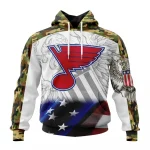 NHL St. Louis Blues, Specialized Design With Our America Flag And Our America Eagle Graphic Hoodie