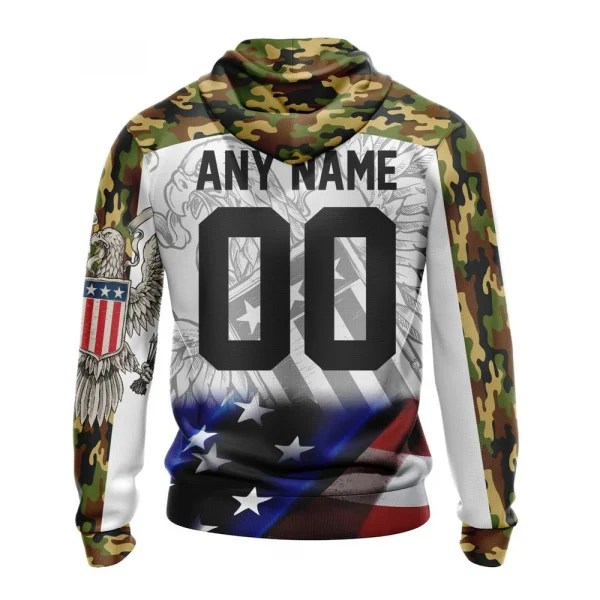 NHL St. Louis Blues, Specialized Design With Our America Flag And Our America Eagle Graphic Hoodie
