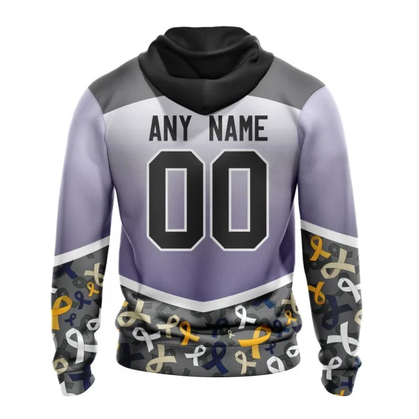 NHL St. Louis Blues, Specialized Sport Fights Again All Cancer Graphic Hoodie