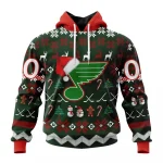 NHL St. Louis Blues, Specialized Unisex Christmas Is Coming Graphic Hoodie