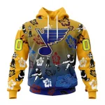 NHL St. Louis Blues X Hawaii Specialized Design For Hawaiia Graphic Hoodie