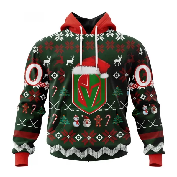 NHL Vegas Golden Knights, Specialized Unisex Christmas Is Coming Graphic Hoodie