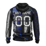 St. Louis Blues, Specialized Jersey For America Graphic Hoodie