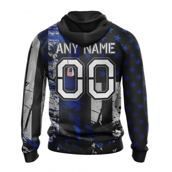 St. Louis Blues, Specialized Jersey For America Graphic Hoodie