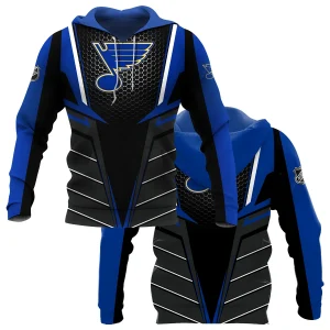 NHL St. Louis Blues Exclusive All Over Prints Graphic Hoodie