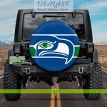 HOT Seattle Seahawks Big Logo Blue Spare Tire Cover