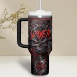 Slayer Music Custom Stanley Quencher 40oz Stainless Steel Tumbler With Handle