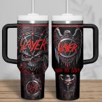 Slayer Music Custom Stanley Quencher 40oz Stainless Steel Tumbler With Handle