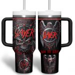 Slayer Music Custom Stanley Quencher 40oz Stainless Steel Tumbler With Handle