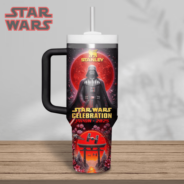 Star Wars Movies Custom Stanley Quencher 40oz Stainless Steel Tumbler With Handle