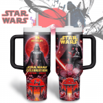 Star Wars Movies Custom Stanley Quencher 40oz Stainless Steel Tumbler With Handle