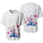 Adorable Cartoon Character Baseball Jersey - Cute Heart Design, Unisex Shirt