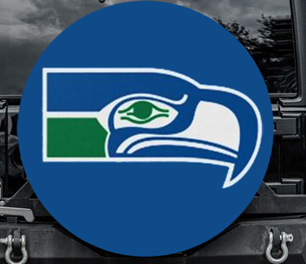 HOT Seattle Seahawks Blue Spare Tire Cover