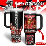 Van Halen Music Custom Stanley Quencher 40oz Stainless Steel Tumbler With Handle
