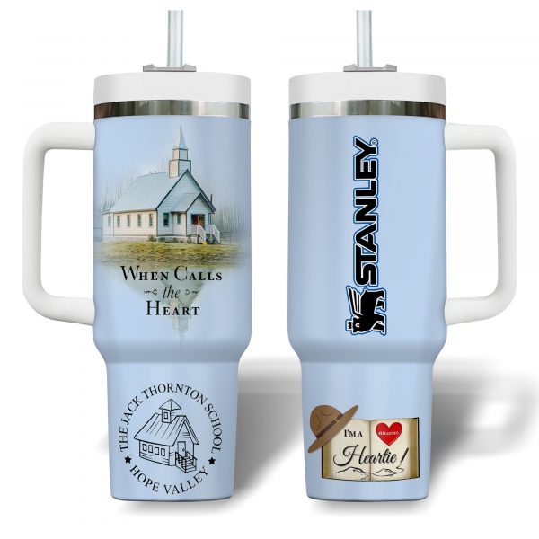 When Calls the Heart TV Series Custom Stanley Quencher 40oz Stainless Steel Tumbler With Handle