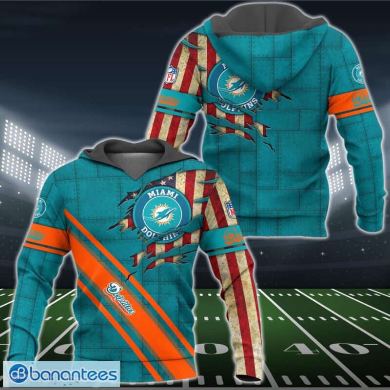 Get Miami Dolphins NFL Flag 3D Shirt Hoodie For Men Women Up for Purchase