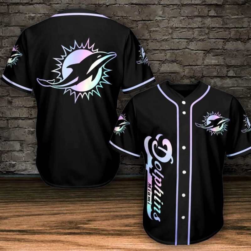 Miami Dolphins Baseball Jersey