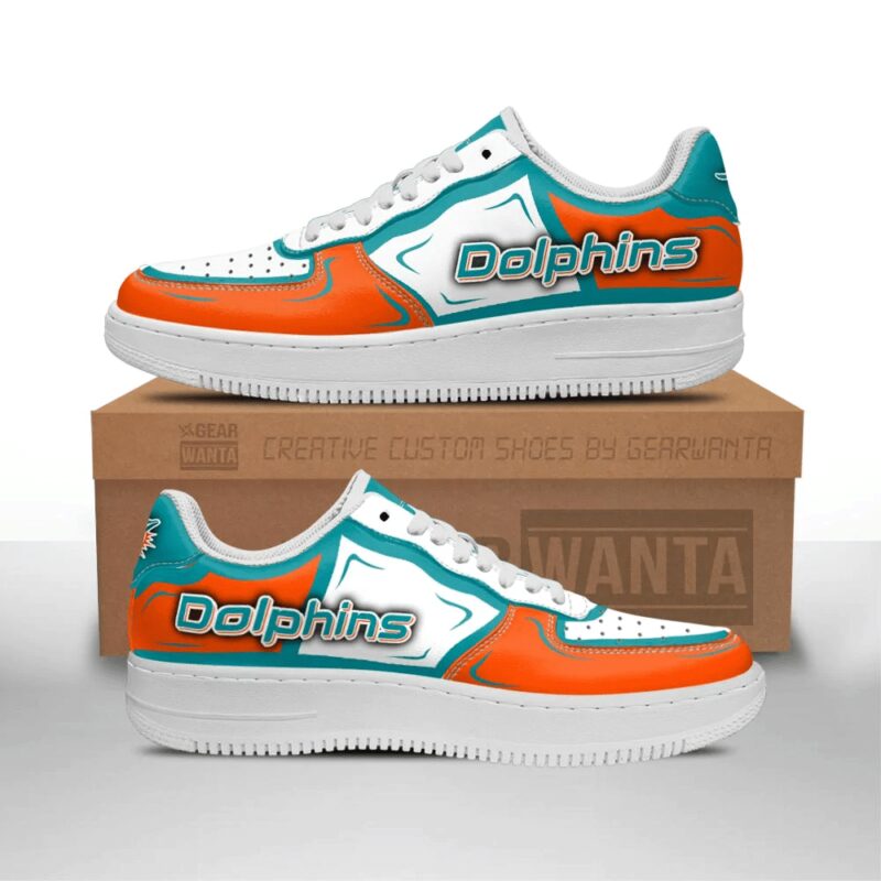 Miami Dolphins NFL Air Force 1 Sneaker Trending Fansatic.com OCT222204
