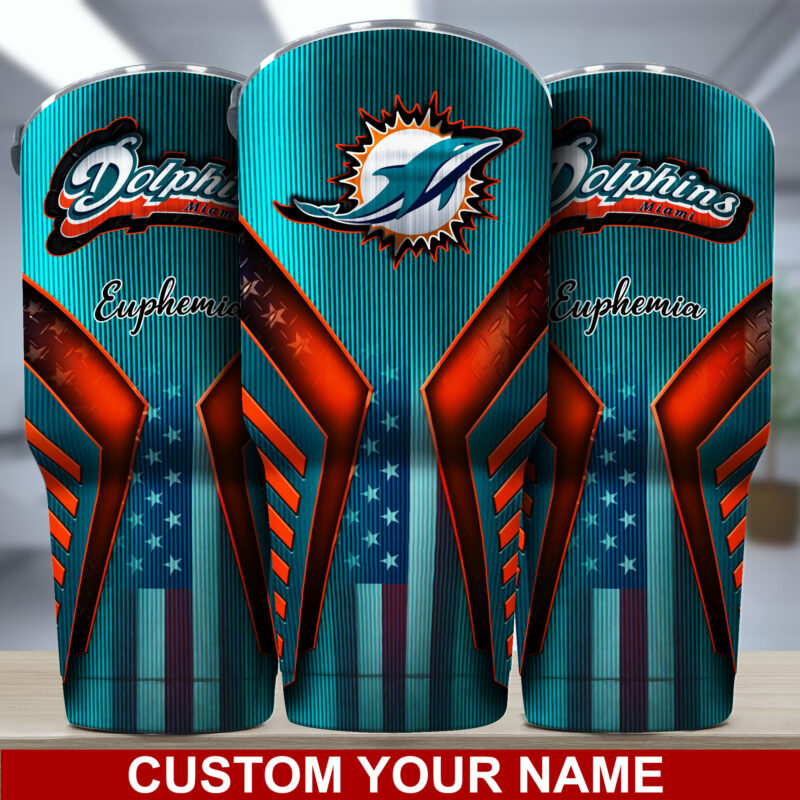 Miami Dolphins NFL-Custom Tumbler For This Sport Season TU30453