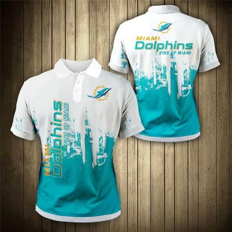 NFL Miami Dolphins Polo Shirt V4