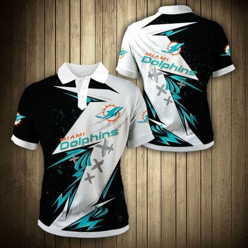 NFL Miami Dolphins Polo Shirt V5