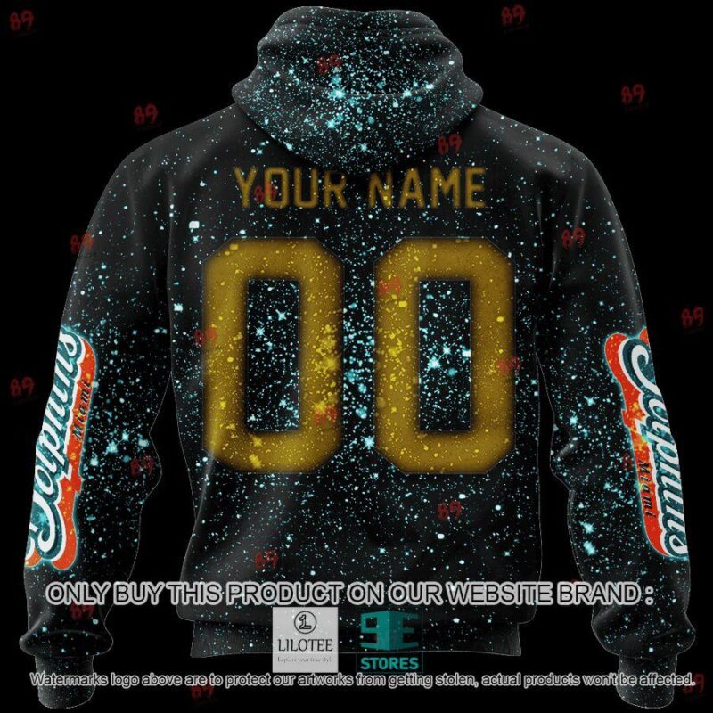 Personalized Moon Miami Dolphins Hoodie