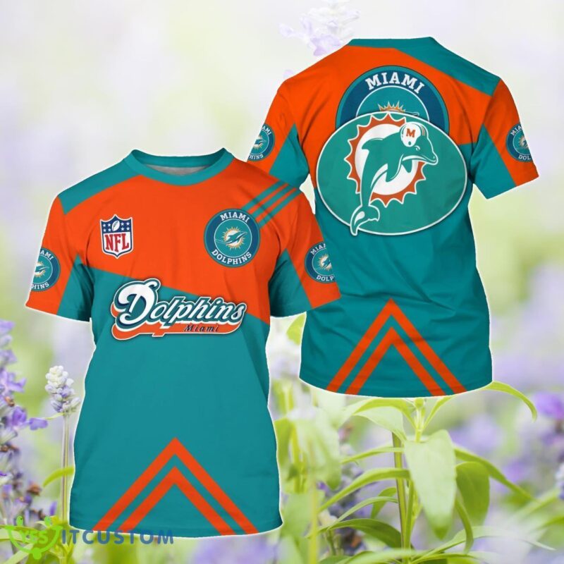 Shoppe Miami Dolphins NFL Team Gift 3D All Over printed T-Shirt Available Immediately