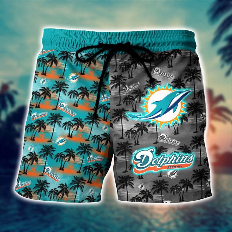 Men’S Miami Dolphins Hawaiian Shorts