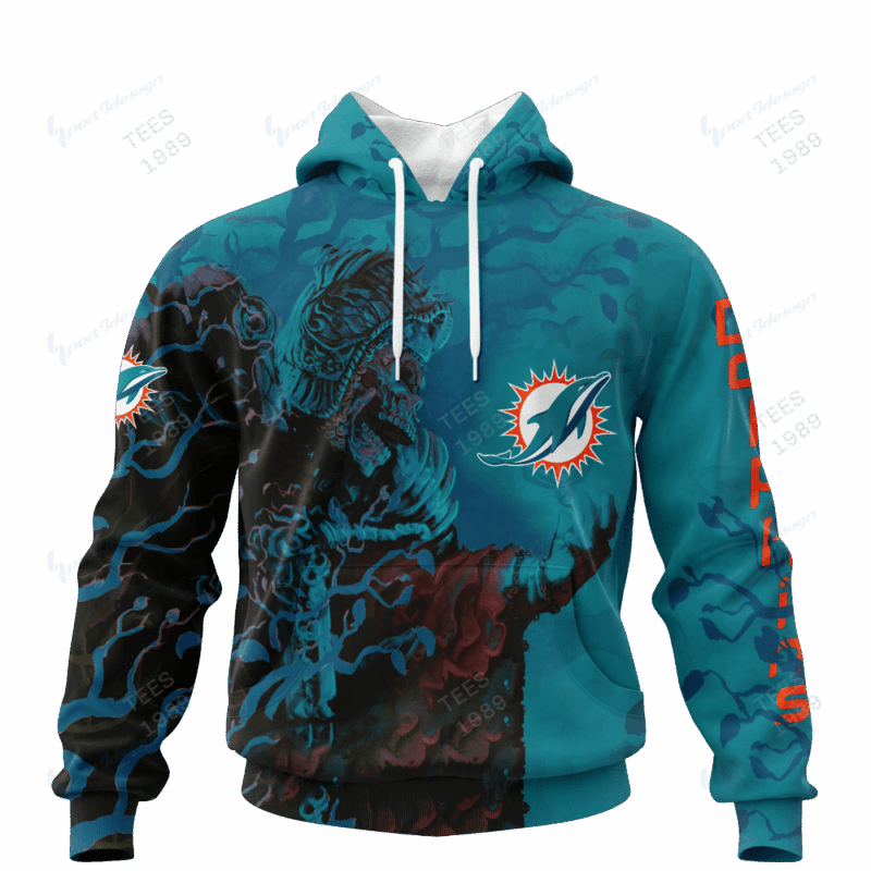 Miami Dolphins All Over Printed Hoodie V3