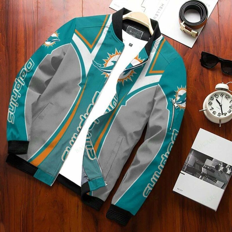 Miami Dolphins Bomber Jacket 34