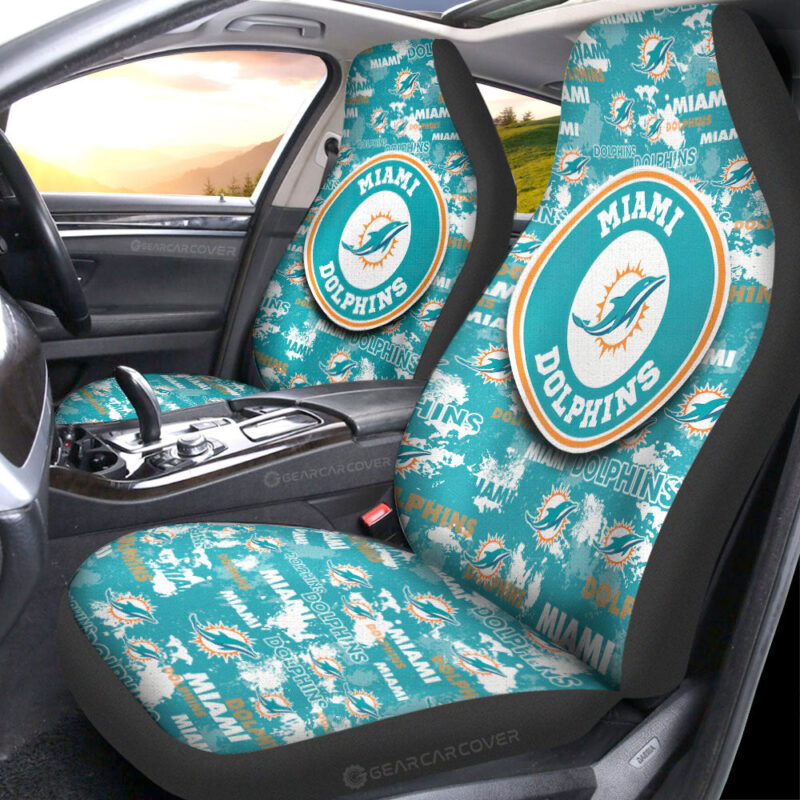 Miami Dolphins Car Seat Covers Custom Car Accessories